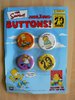 4 Simpsons Jubiläums Buttons - Matt Groening - Panini TOP OVP
